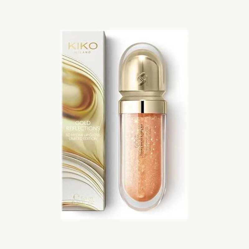 Gold Reflections 3d Hydra Lip Gloss Limited Edition Kiko Milano - 03 Radiant Apricot